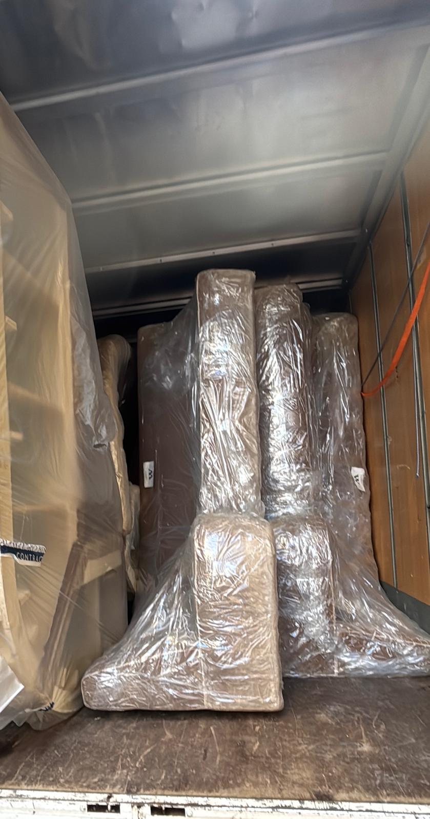 Cucina imballata per trasloco